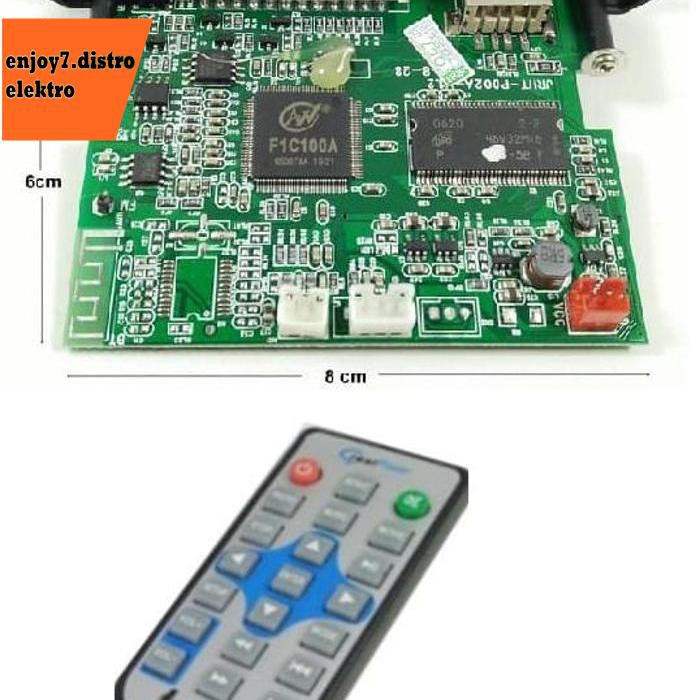 Modul Kit 12V Rayden Usb Digital Audio Video Player Mp3, Mp4, Mp5, Fm Bishele88 Segera Dapatkan
