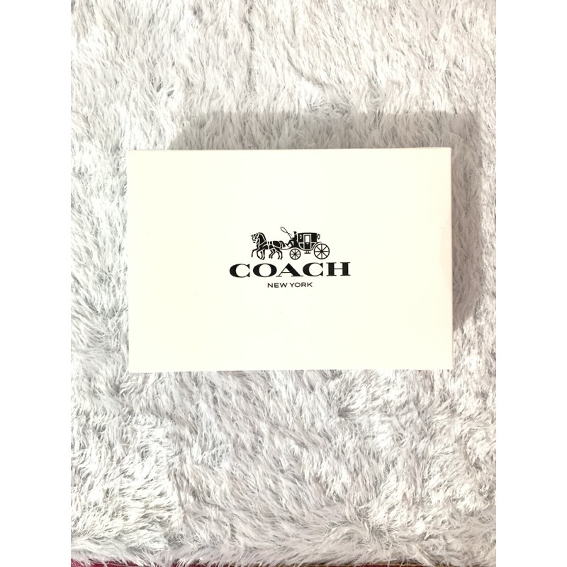 Coach Box Mini Medium Wallet/Dus Box Dompet ORIGINAL 100%/Coach Kotak Dompet Warna Putih