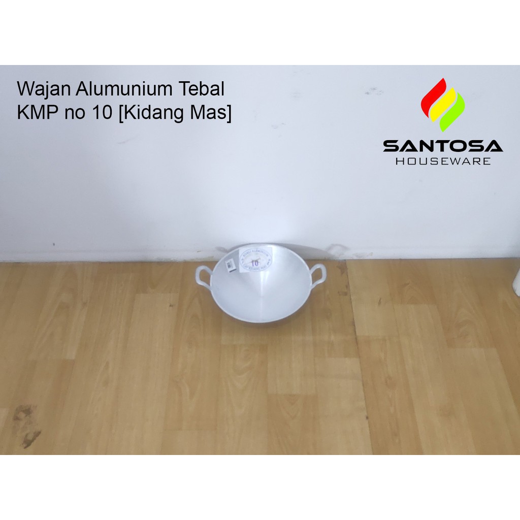 Wajan Alumunium Tebal KMP no 10 [Kidang Mas]