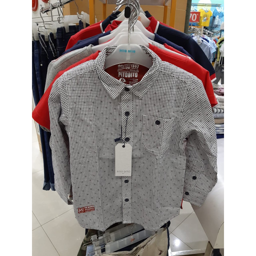 Kemeja Anak Laki Laki pito Dito original