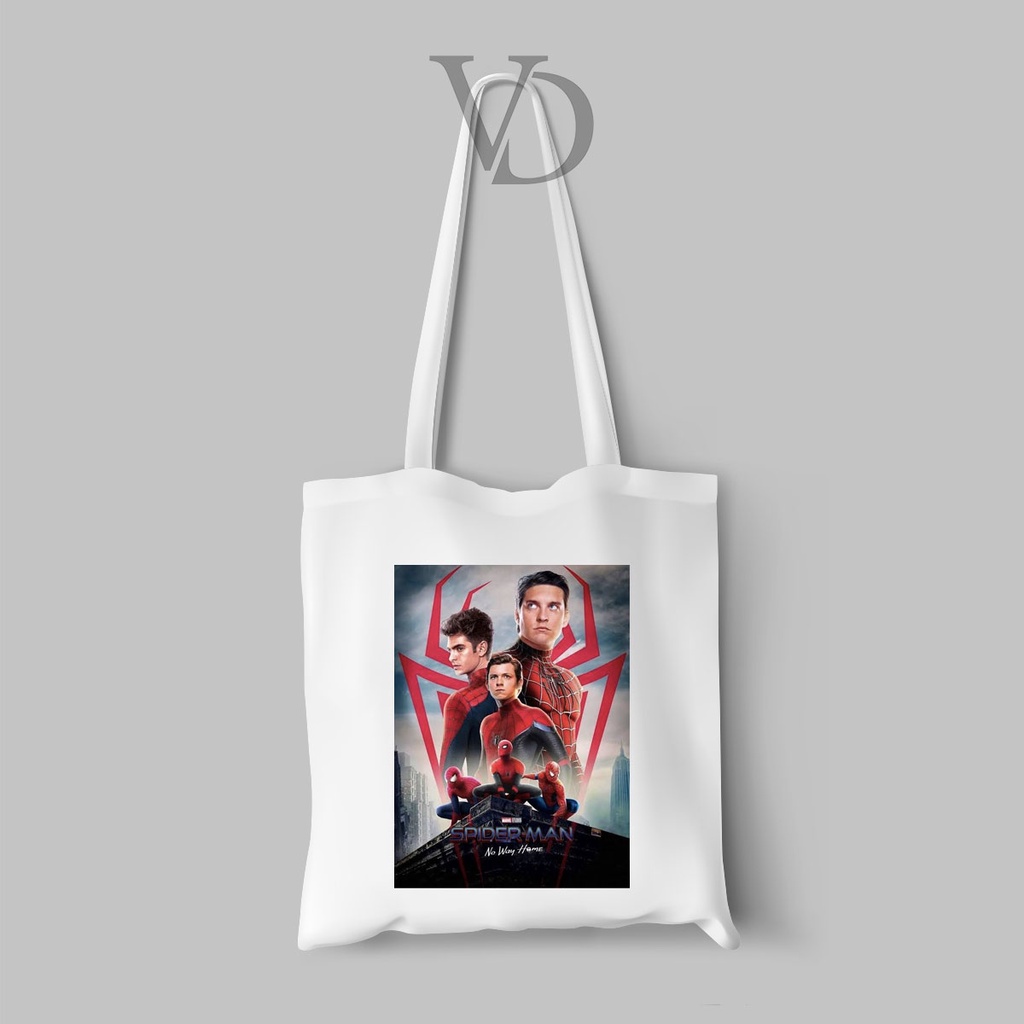 tote bag kanvas model spiderman no way home / totebag / tas belanja / AVENGERS