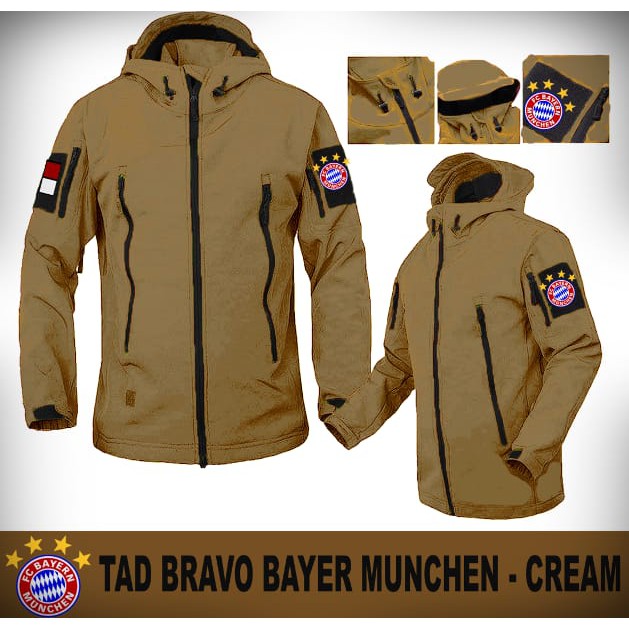 Jaket Kantor Kerja Tactical Tad Bravo Bayern Munich Bahan Adem Big Size Banyak Pilihan Warna