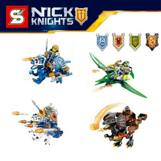 Lego nexo knights set + dino sy 717