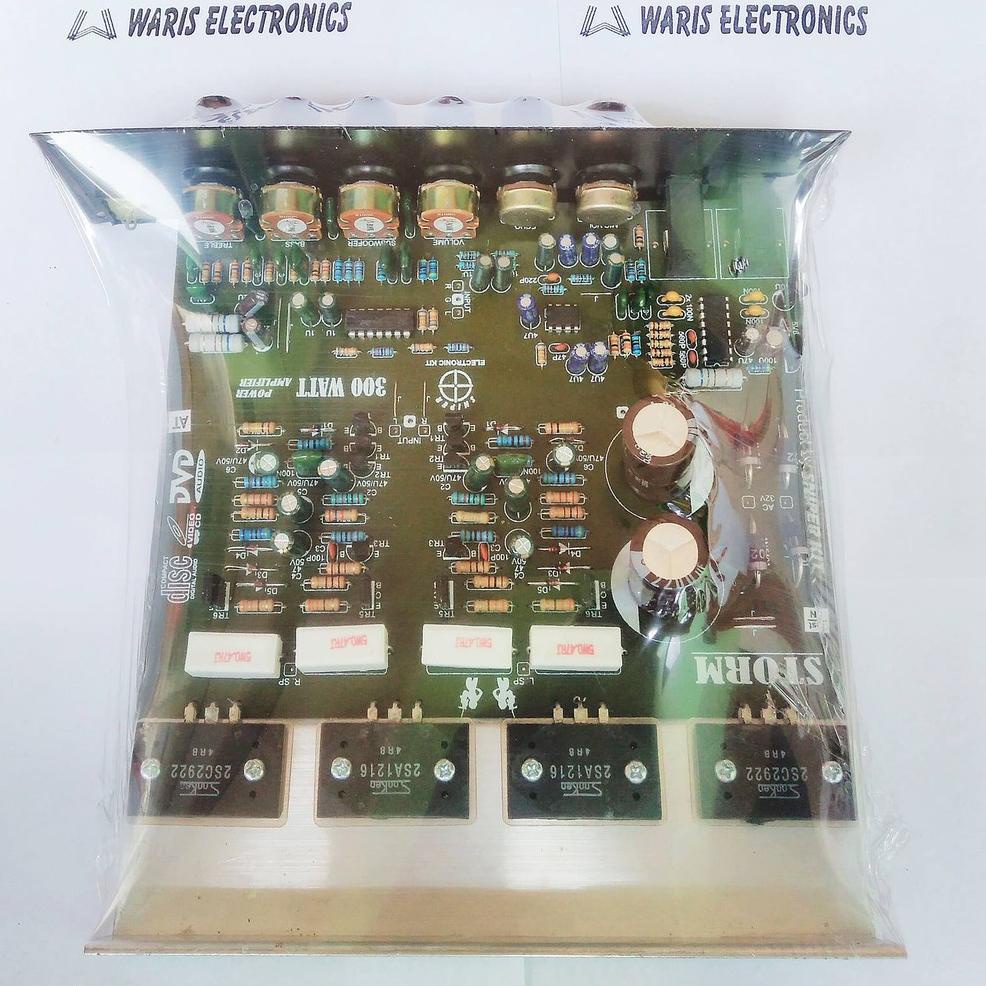 [KODE PRODUK BC8DY8891] kit mesin speaker aktif stereo amplifier Sanken 200w plus subwoofer dan echo