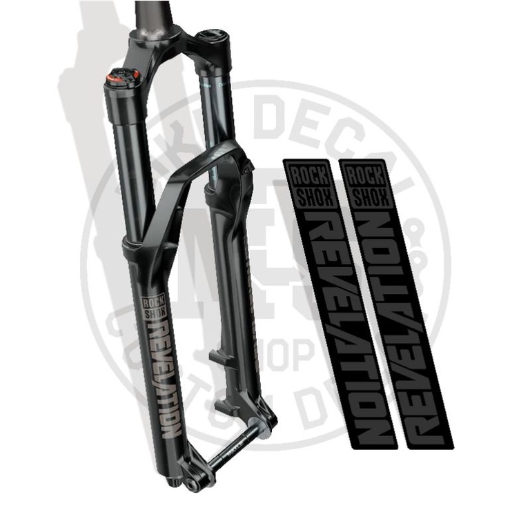 sticker cutting fork mtb rockshox revelation