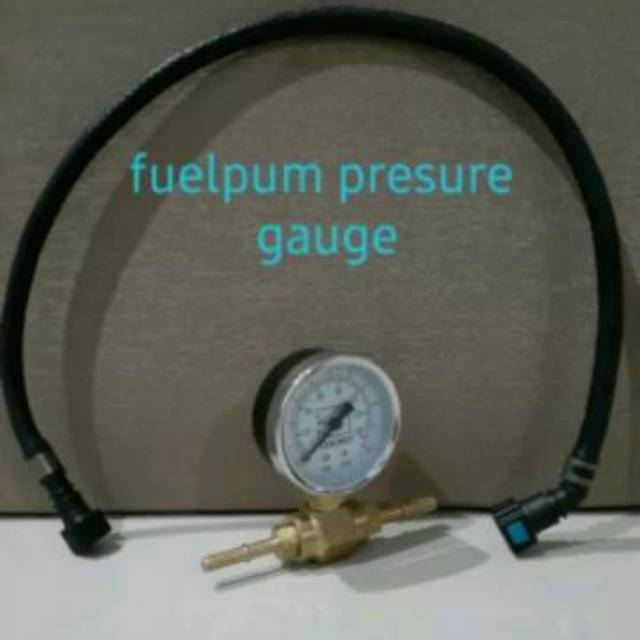 Alat ukur tekanan pompa bensin motor injeksi fuel presure gauge