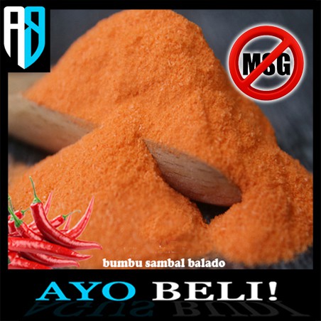 

500g Sambal Balado No MSG, Bumbu Tabur Premium Rasa Sambal Balado 500 g