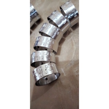 Gelang kaki ayam,bahan dari aluminium harga perlusin isi 12 pcs.