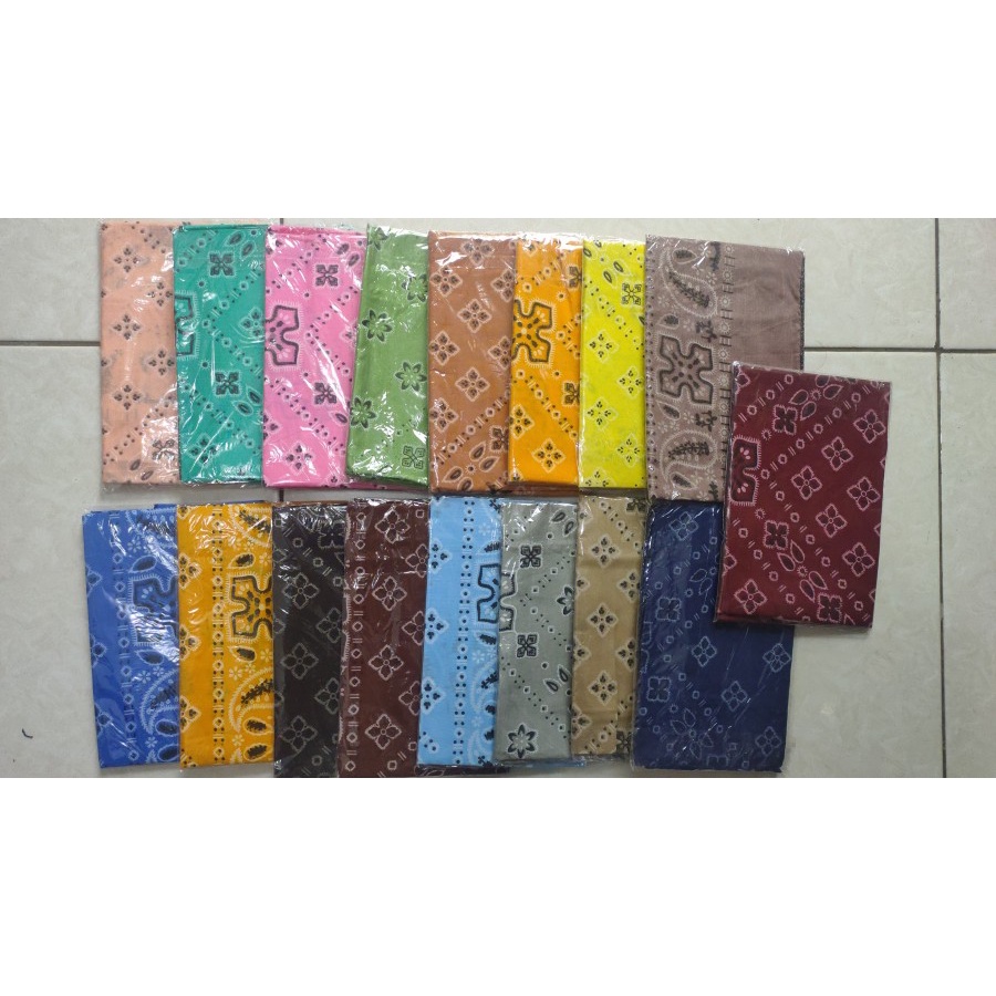 slayer batik bandana segiempat motor multifungsi ready stok