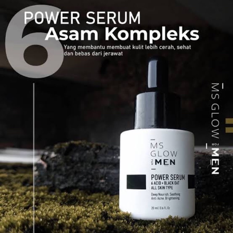 Power Energy Serum Ms Glow Men | Ms Glow For Men | Serum Men Ms glow  | serum jerawat | Ms glow | Ms