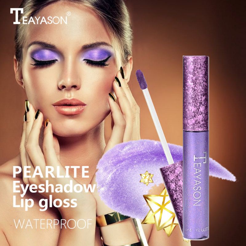 Pearlite Eyeshadow Lip Gloss TEAYASON Original Waterproof