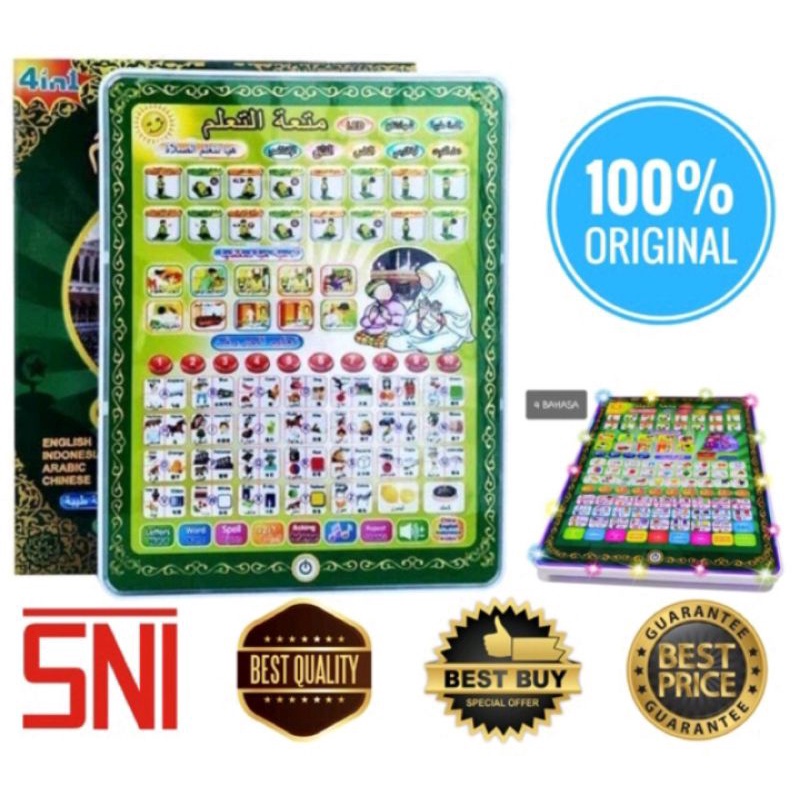 Mainan Ipad 4 Bahasa Ipad Pintar Mainan Edukasi Anak