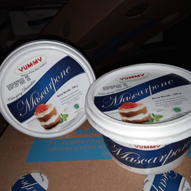 

Yummy Mascarpone 250gr