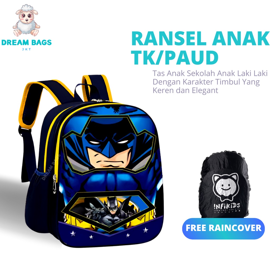 Tas Anak TK Karakter DB-1259 Tas Ransel Anak TK