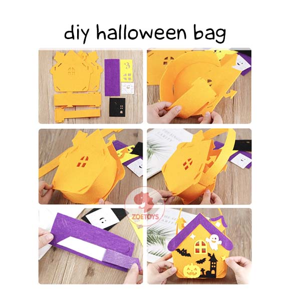 Zoetoys DIY Easter Bag Hand Basket | Hampers Art and Craft Halloween Cari Bingkisan Paskah