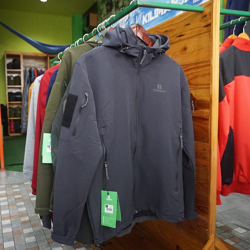 Jaket Softshell Consina Grey Wolves