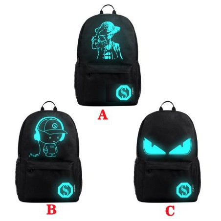 Mainland Tas Ransel Stylish Backpack Pria Pungung Tas Sekolah Luminous USB Charger TCR03-A