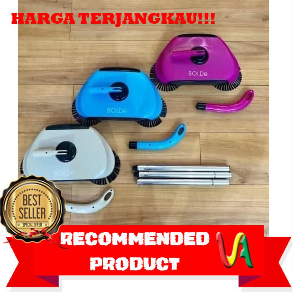SAPU OTOMATIS SUPER BROOM BOLDE - Sapu Otomatis - Sapu Listrik - Pembersih Lantai Elektrik - Sapu
