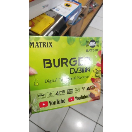 SET TOP BOX MATRIX BURGER DV3 STB RECEIVER