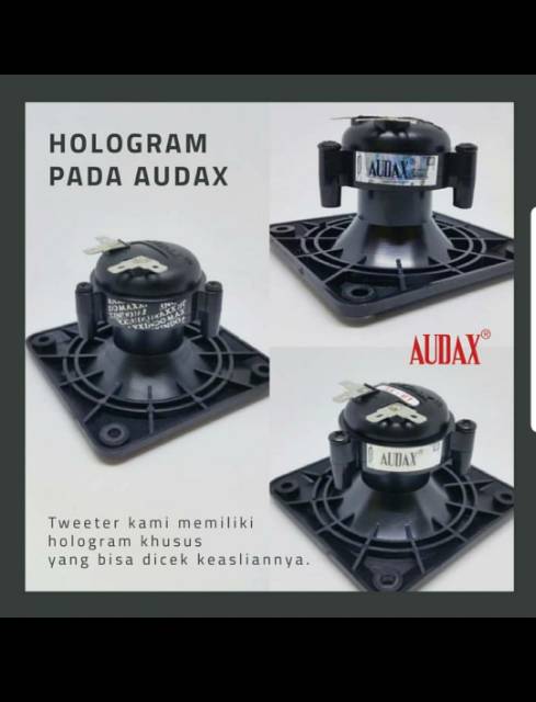 Tweeter Speaker Walet Audax AX 61 Suara inap