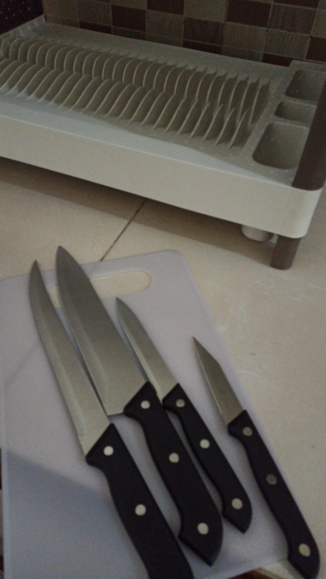 Luxury Homes-set Pisau Dapur+talenan / Set Pisau Dapur 7pcs / Kitchen Knife / Pisau Daging