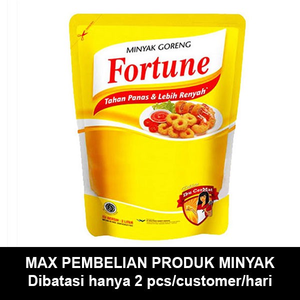 

Fortune Cooking Oil Pouch 2 Liter