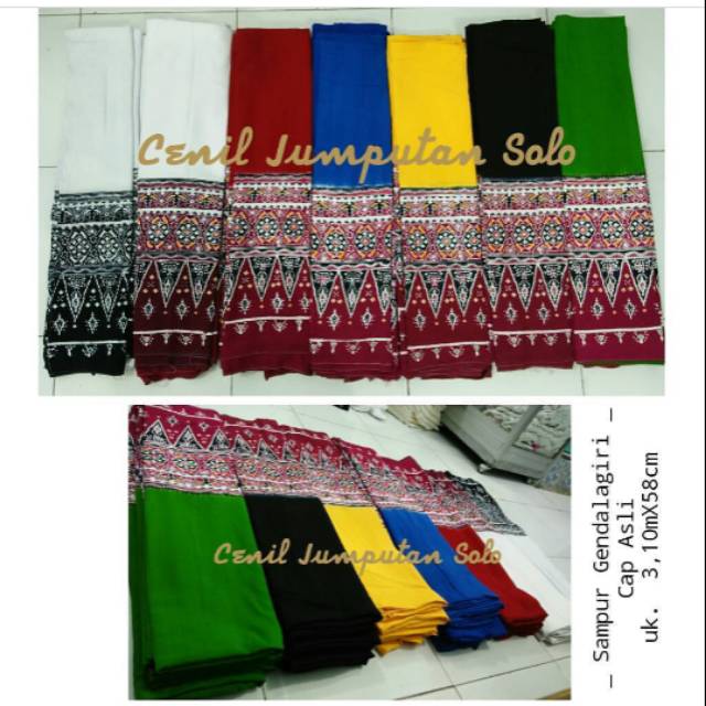 Sampur gendalagiri ukuran standart dewasa