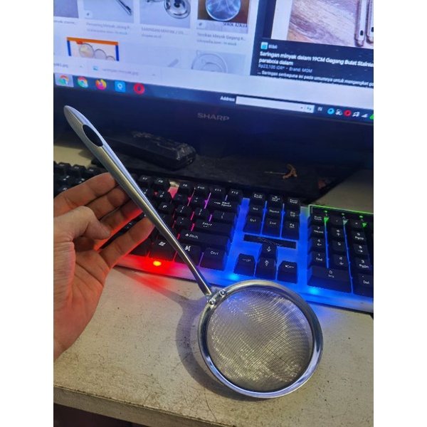 Saringan Minyak Serbaguna / Saringan Teh Saringa Kopi Saringan Serbaguna Diameter 10 Dan 13 Cm