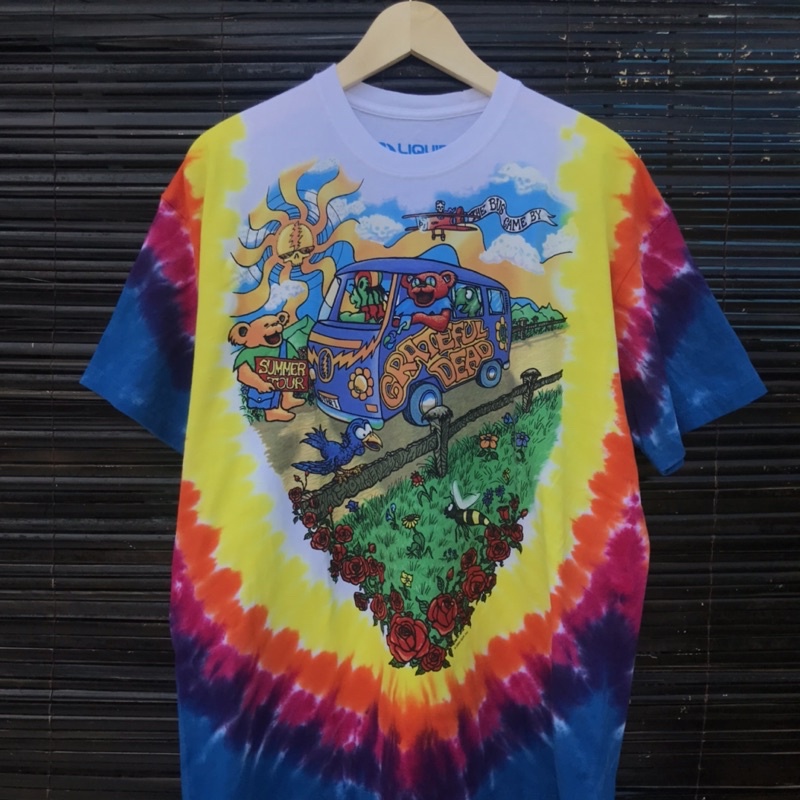 Tshirt Band Original GRATEFUL DEAD ‘Summer Tour Bus’ Tiedye