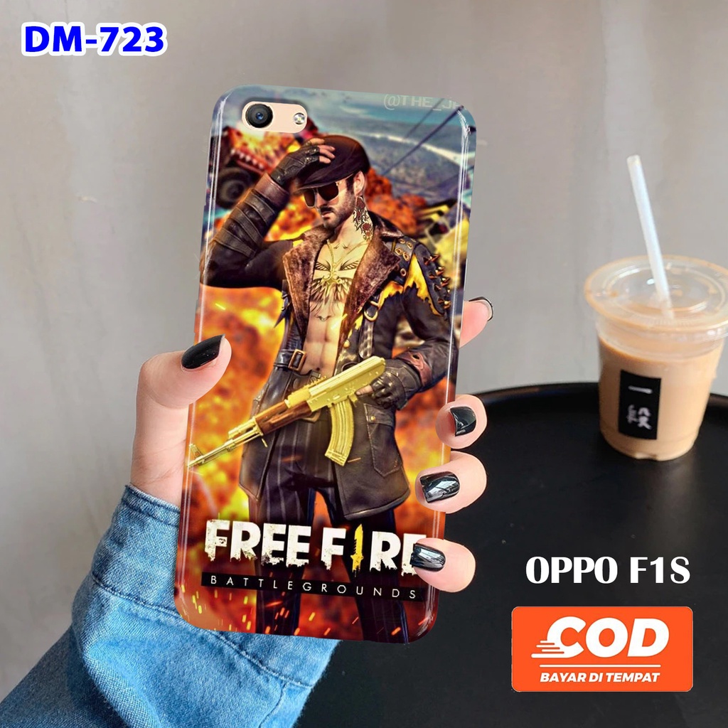 Case Oppo F1S/ A59 - [DM723] - "Free Fire" - Hardcase 3D Fullprint Doff - Fashion Case Handphone Pel