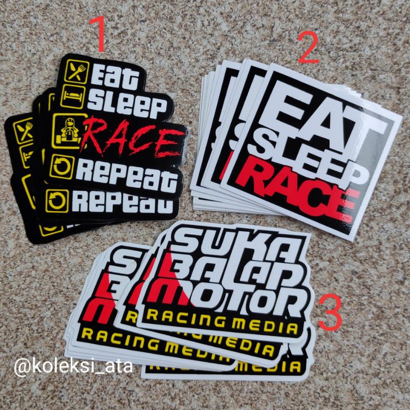 stiker RACE EDITION