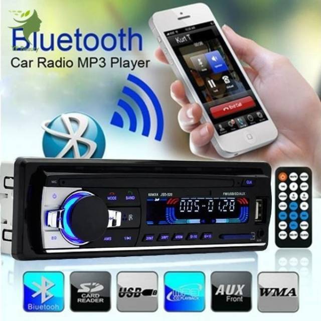 Tape mobil DC 12V bluetooth audio . FM Radio MP3 WMA WAV Player Remote USB SDCard Digital equalizer