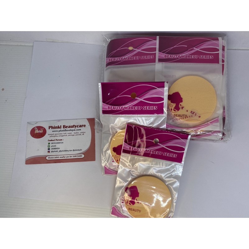 ✿ELYSABETHME✿ a͓̽k͓̽s͓̽e͓̽s͓̽o͓̽r͓̽i͓̽s͓̽ Spons bedak rembug sponge murah aplikator loose powder twc