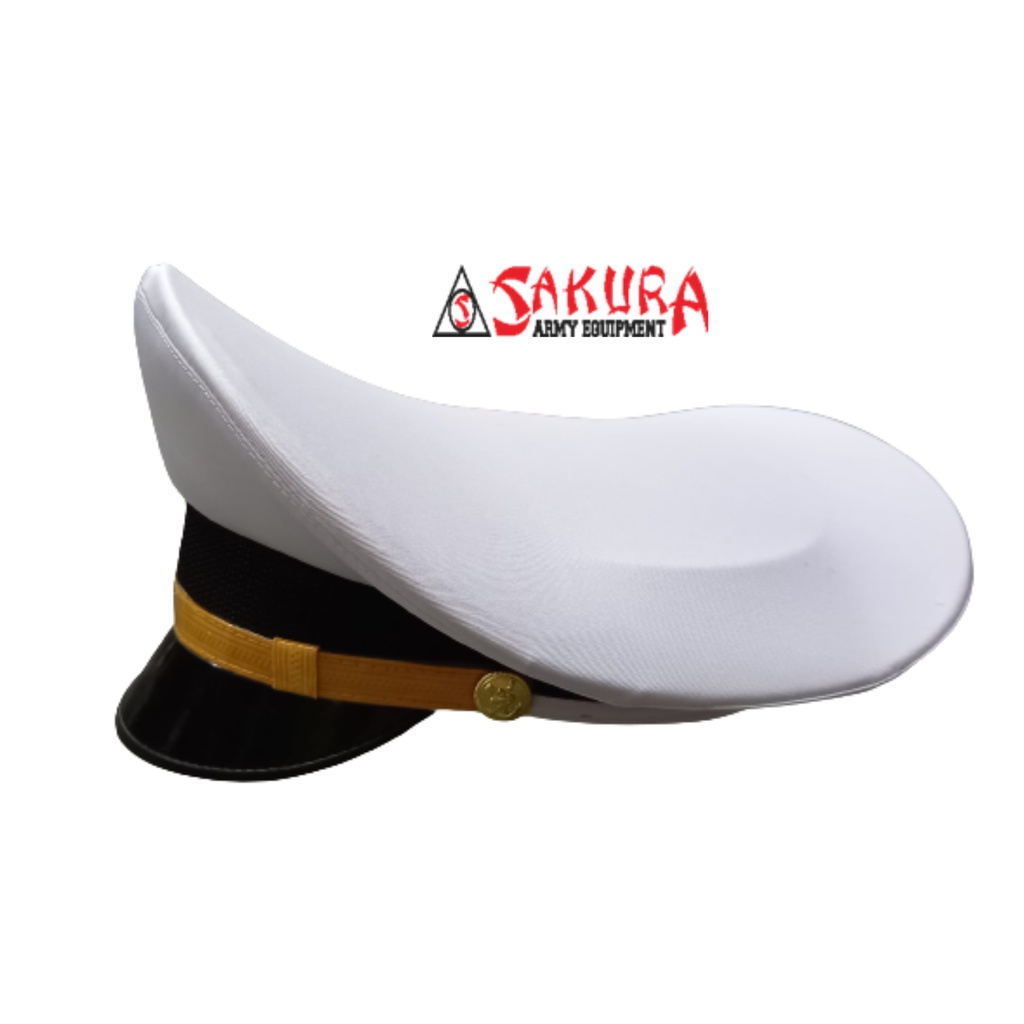 Topi Pet Pelayaran Putih Pet Taruna Pelayaran