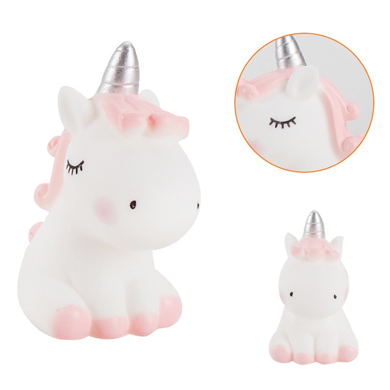 Topper Kue Desain Unicorn 1st Untuk Dekorasi Pesta Ulang Tahun Anak Perempuan