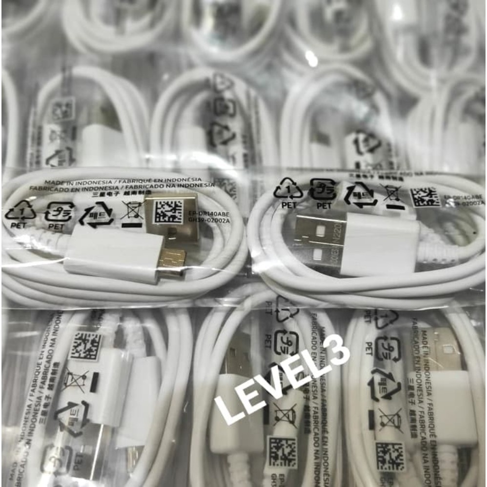 Kabel data samsung micro usb original 100% asli bawaan hp garansi
