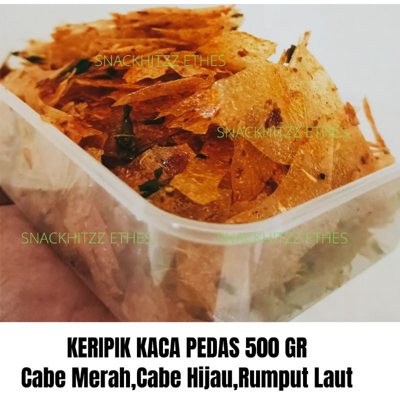 

KERIPIK KACA PEDAS BOX 400 GR