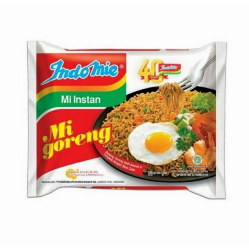 

Indomie goreng 85gr