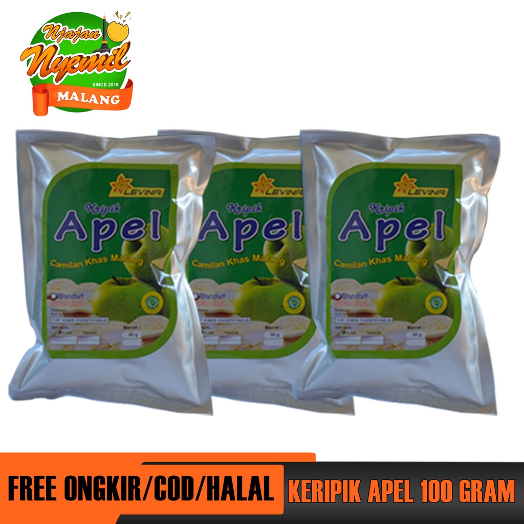 

KERIPIK BUAH APEL KEMASAN 100 GRAM