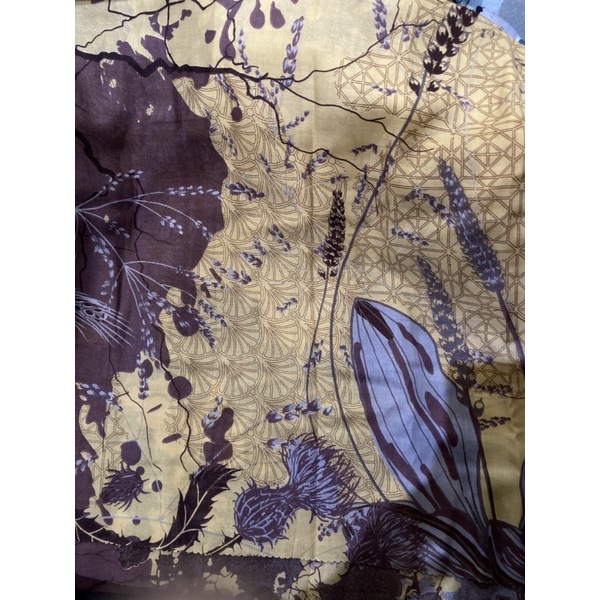 SEGIEMPAT VOALDENAY KW PREMIUM / HIJAB JILBAB SQUARE VOAL MOTIF LASER CUT-Motif 13