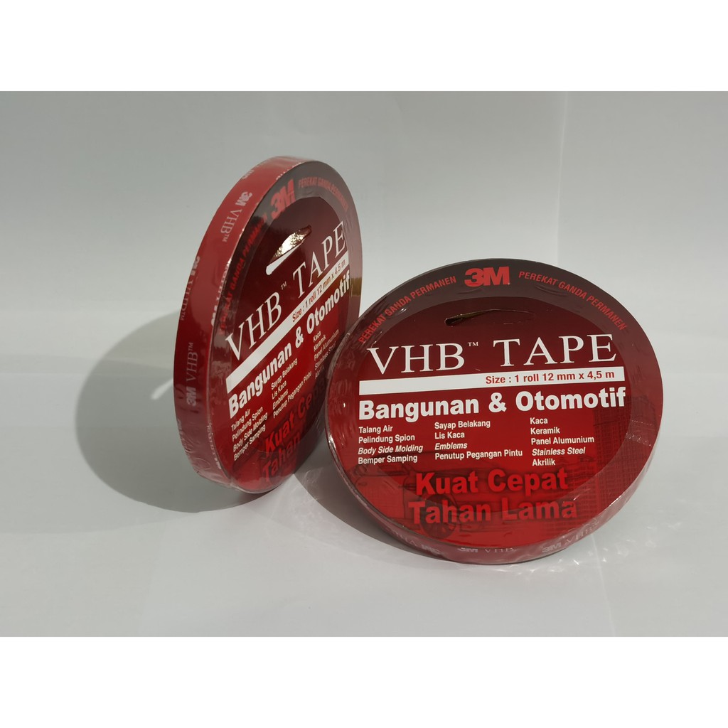 

DOUBLE TAPE 3M MERAH VHB 12MM