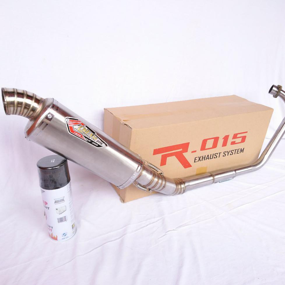 New Knalpot Creampie Jogja Trioval - R15 - Xabre - Vixion - Tiger New Jupiter Mx 135Cc - Jupiter Mx
