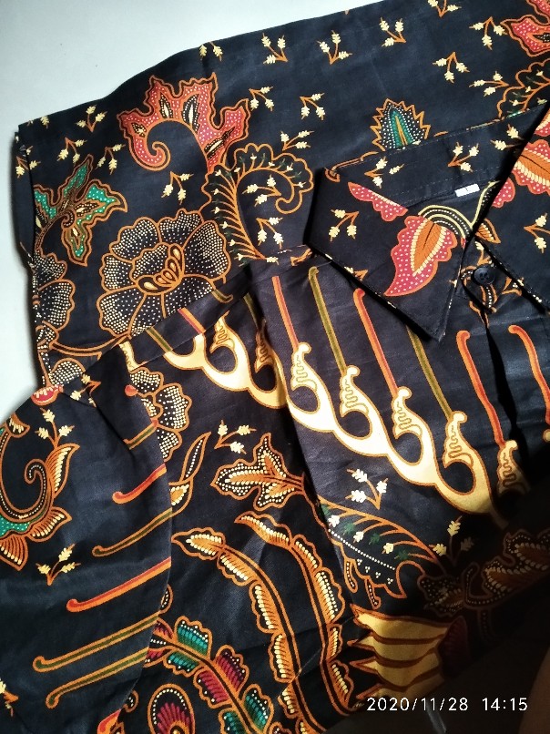 Bswart Batik Hrb026 Kenongo Hem Pendek Padi Pekalongan