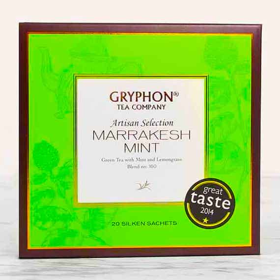 

Gryphon Marrakesh Moroccan Mint Herbal Tea Refreshing Drink Beverage Morocco Calming Indigestion Upset Stomach Teh Daun Mint Peppermint