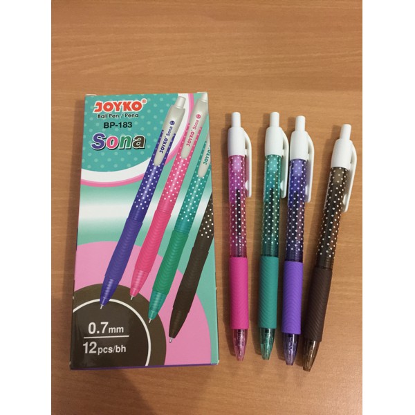 

Pulpen Joyko Sona BP-183 - Pulpen Smooth 0,7 mm