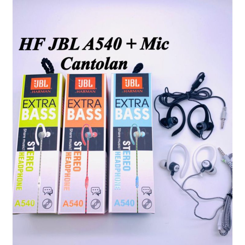 henset jbl A540+mic + cantolan kuping