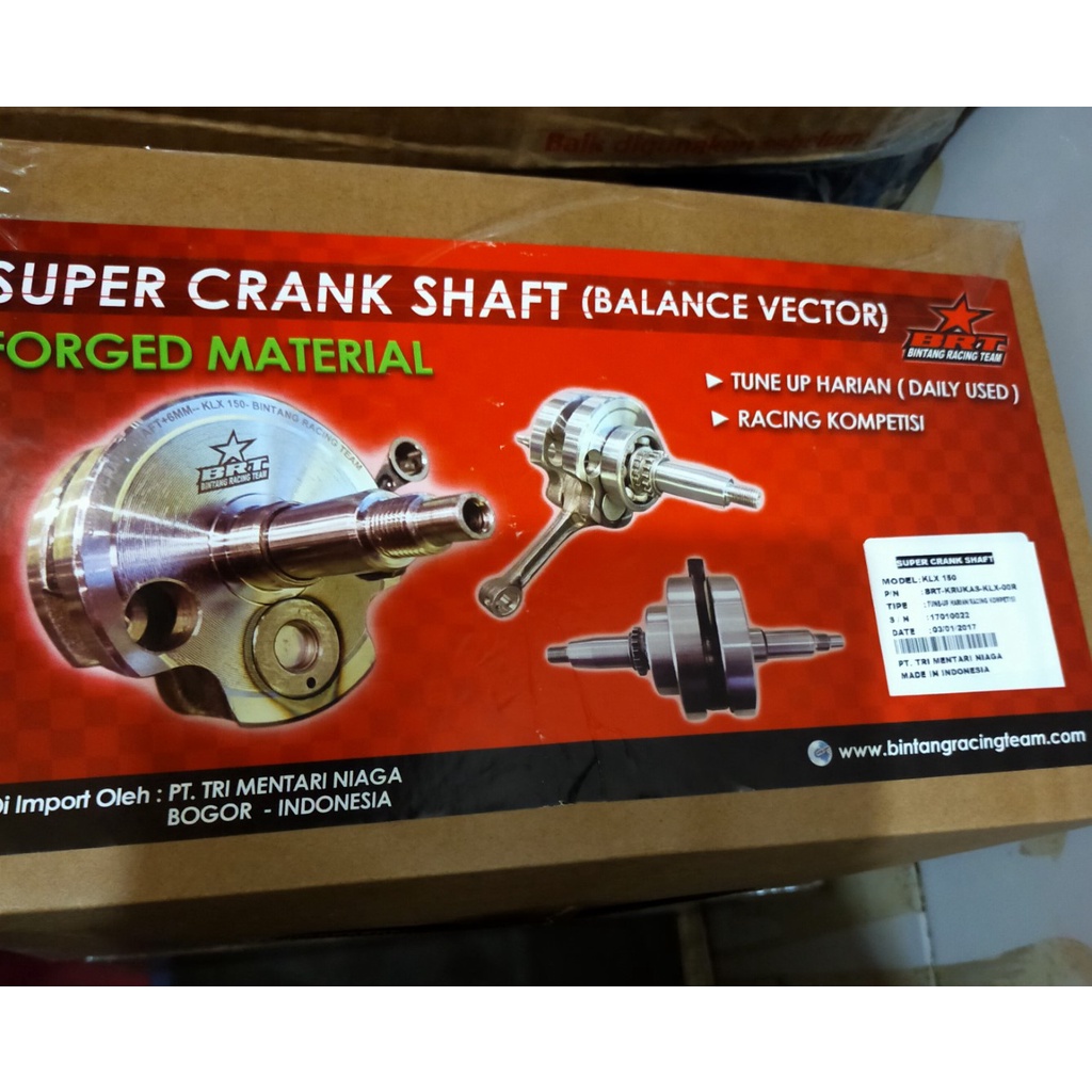 Kruk As/Crankshaft/Poros Engkol BRT KLX 150
