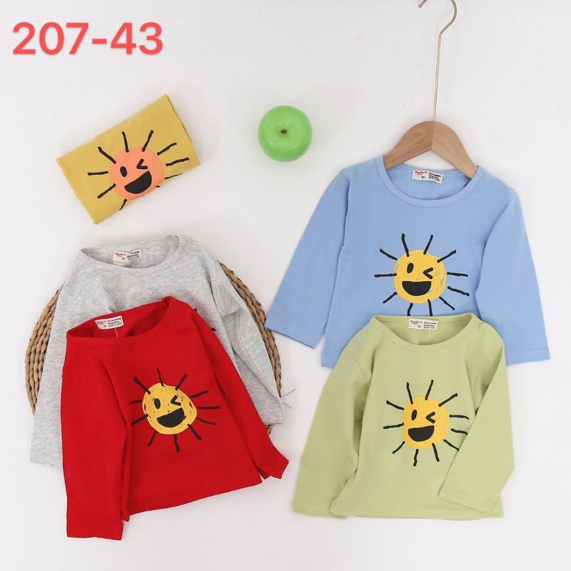 Kaos Import Anak LAKI LAKI 1-4 Tahun Kaos Lengan Panjang Anak Import Murah