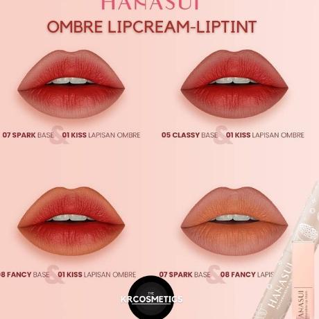 High Quality--OMBRE HANASUI / PAKET OMBRE HANASUI LIPCREAM LIPTINT