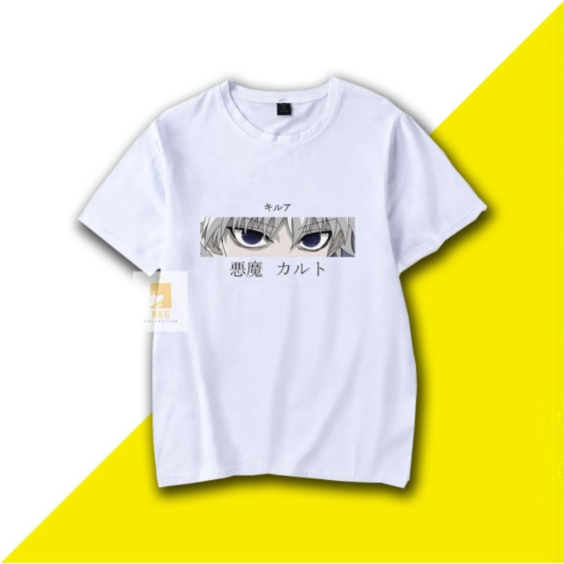 Tshirt Kaos Pakaian Atasan Killua Hunter